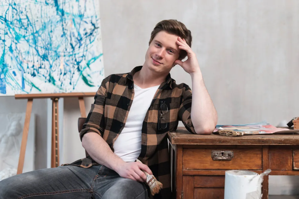 Man struggling with time consuming compulsive routines that interfere with ordinary responsibilities