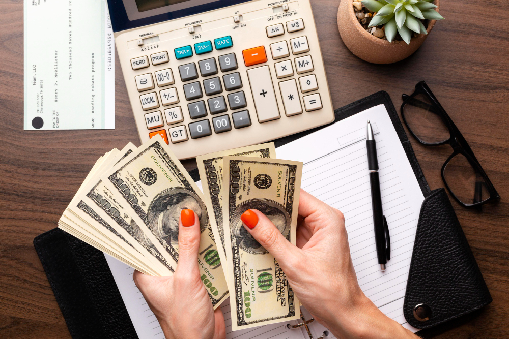 Patient reviewing online psychiatry fees and appointment information