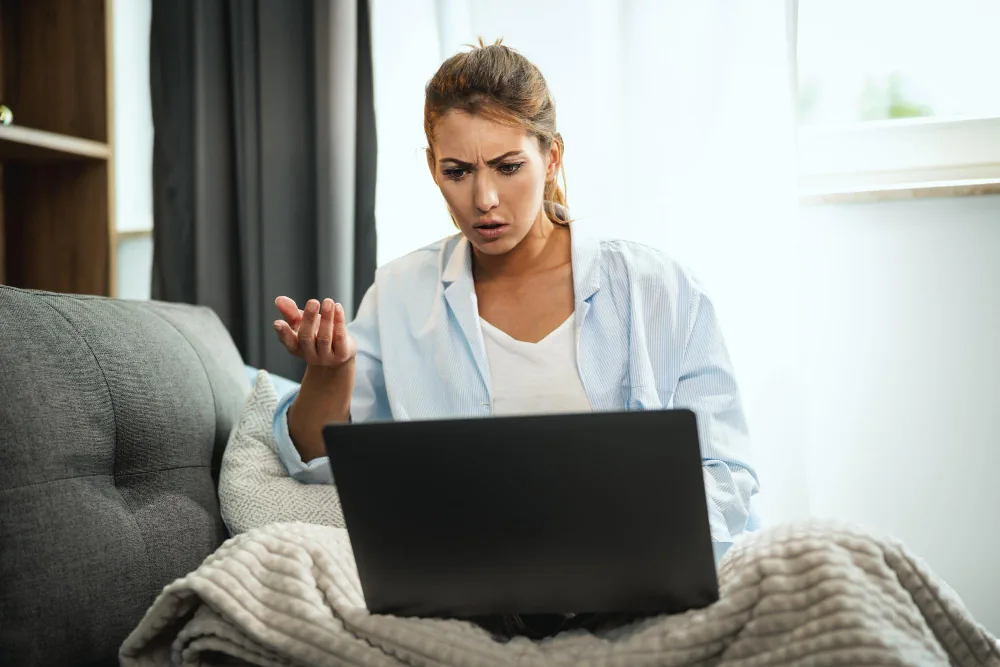 Patient receiving education about diagnosis medication and follow-up during telepsychiatry